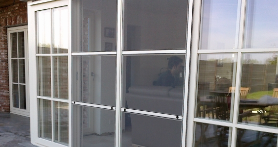 PVC ramen aluminium horren
