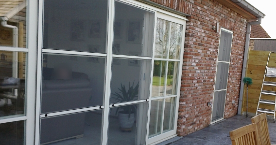 schuifhor aluminium muggedeur